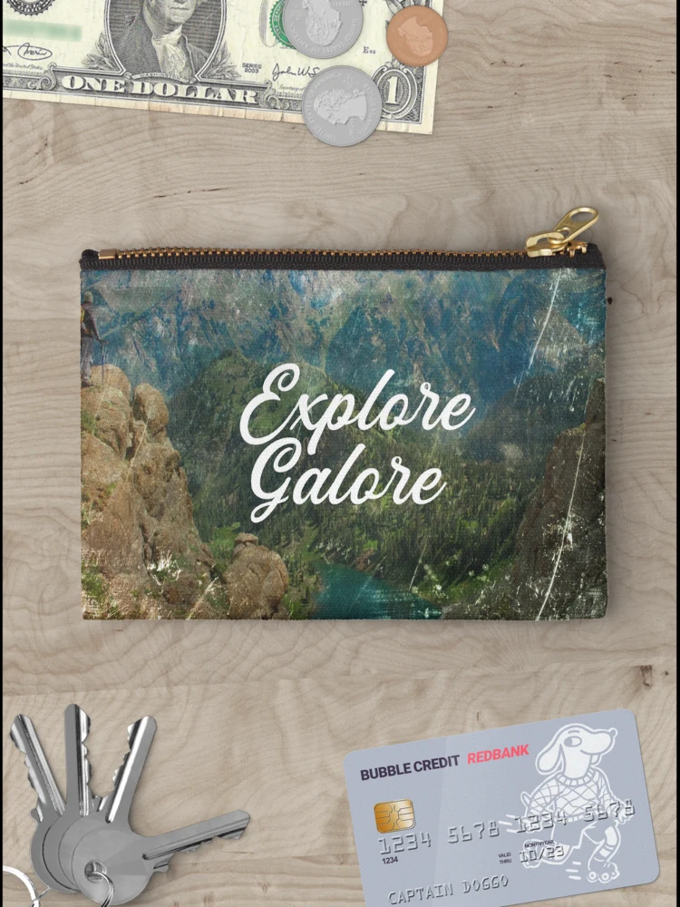 Aperçu 3 sur 4. Pochette avec l'œuvre Explorez Galore - RaptureMerch créée et vendue par RaptureTees.