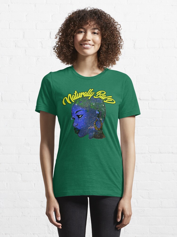 Alternate view of Afrocentric Naturally Bald & Bold African Women Queen Essential T-Shirt