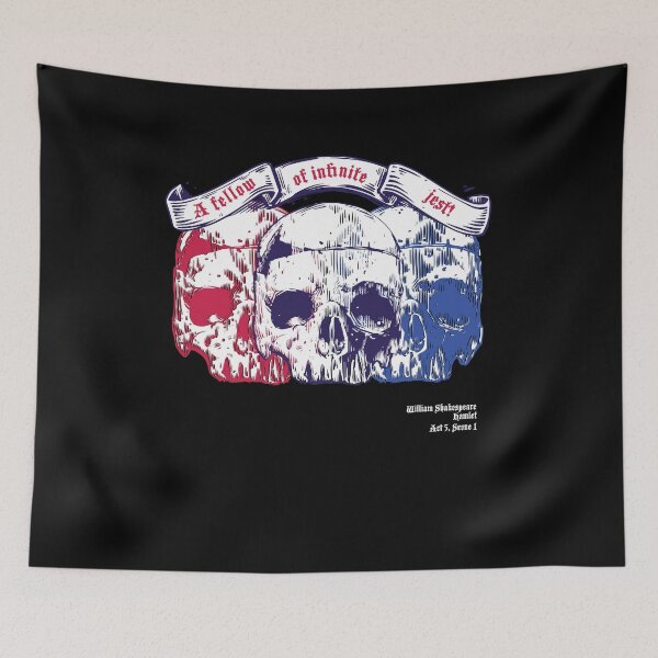 Item preview, Shakespeare Hamlet Quote, A Fellow Of Infinite Jest designed and sold by brodyquixote.