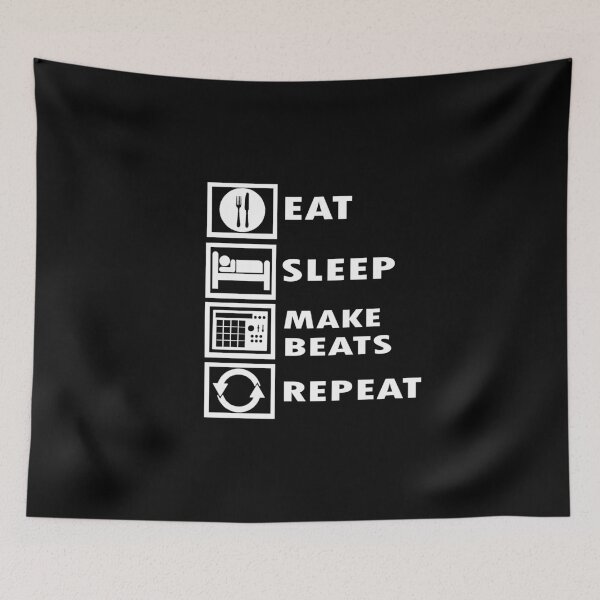 Item preview, Eat, Sleep, Make Beats, Repeat [W] designed and sold by ParkWood Lab.