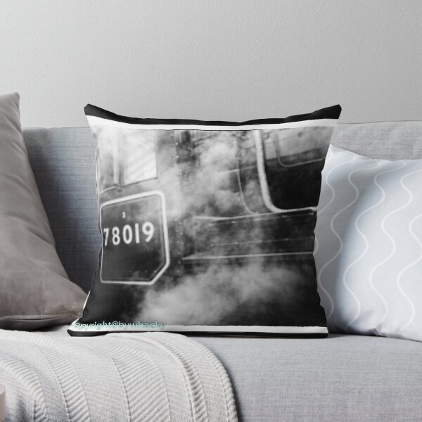 78019 gets steamed up Throw Pillow