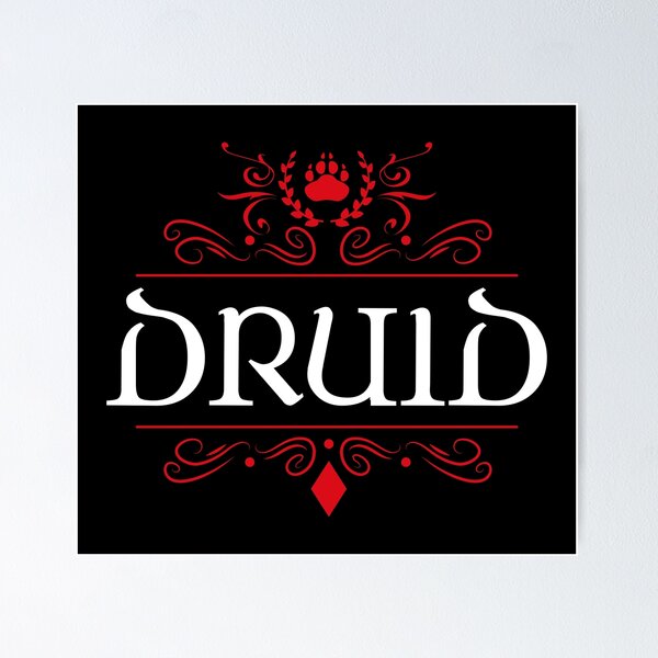 Item preview, Druid Game Night Uniform Tabletop RPG Character Classes Series designed and sold by pixeptional.