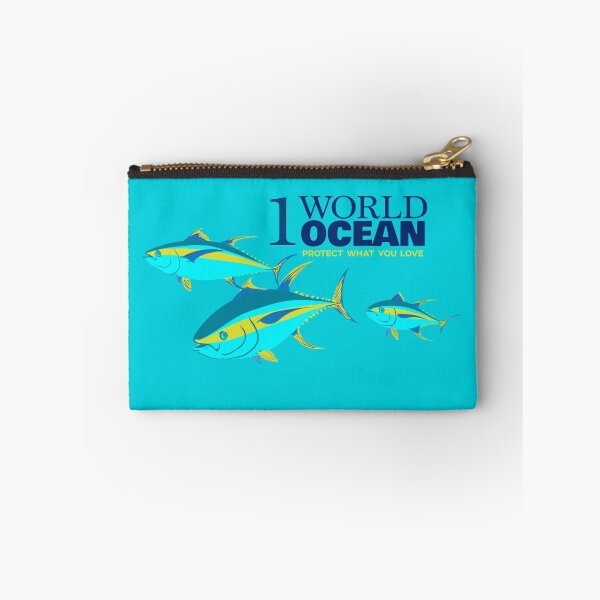 Item preview, 1 World Ocean - Yellowfin Tuna designed and sold by Peppermint Narwhal.