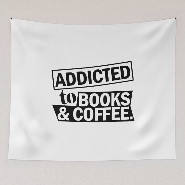 Item preview, Addicted to Books and Coffee T-Shirt designed and sold by art 4LIFE.