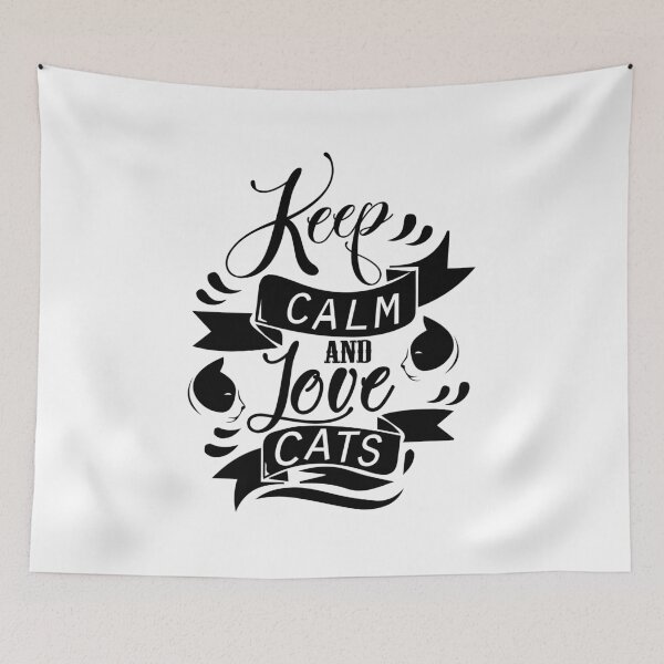 Item preview, Keep calm and love cats designed and sold by SVDesignatVasil.