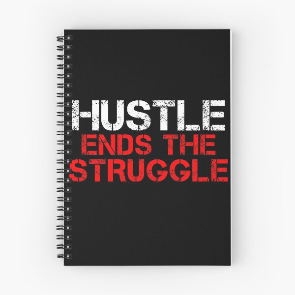 Item preview, Hustle Ends The Struggle designed and sold by Tee4Daily.