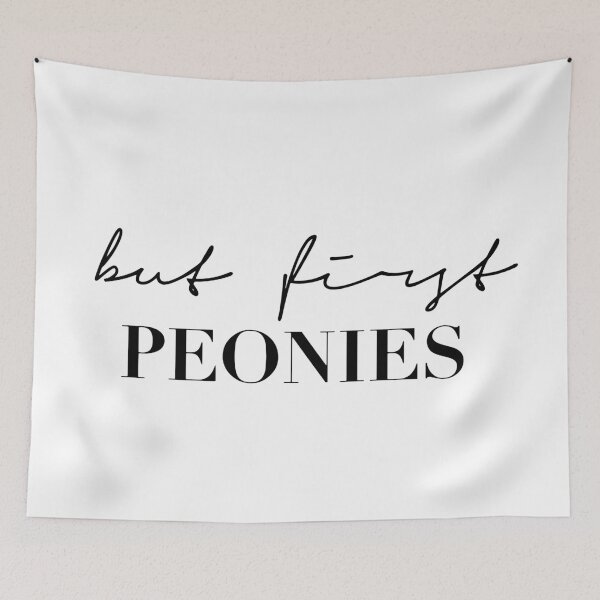 Item preview, But first peonies designed and sold by Peonie Design.