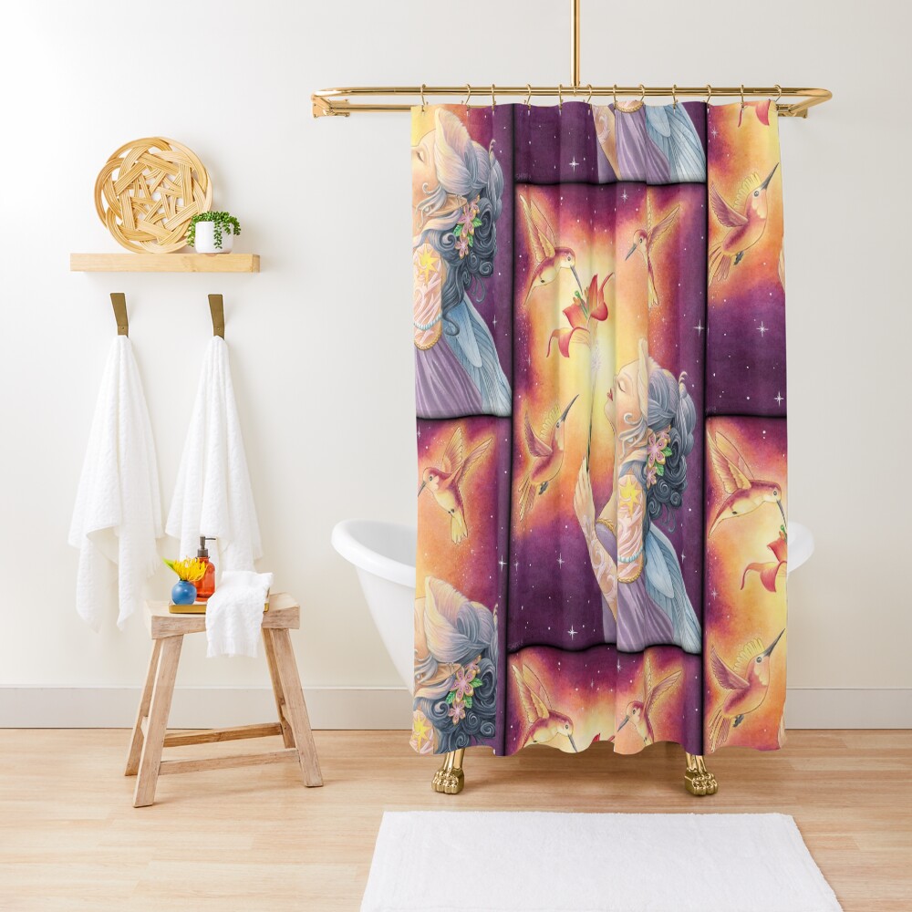Triplets Shower Curtain