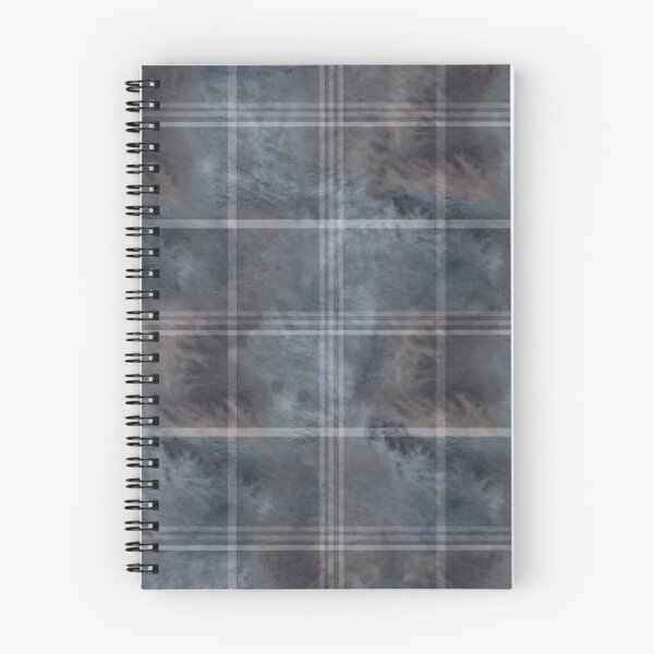 Item preview, Moody Blue Felted Plaid Print designed and sold by SandAndChi.