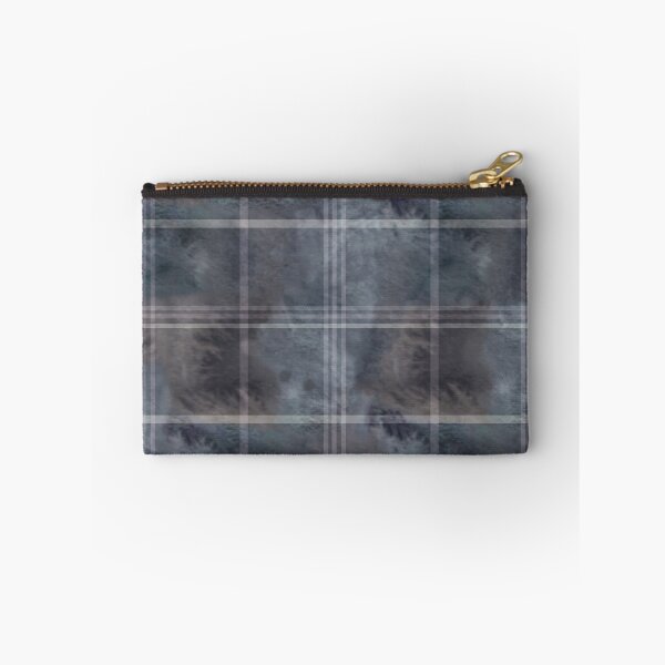 Item preview, Moody Blue Felted Plaid Print designed and sold by SandAndChi.