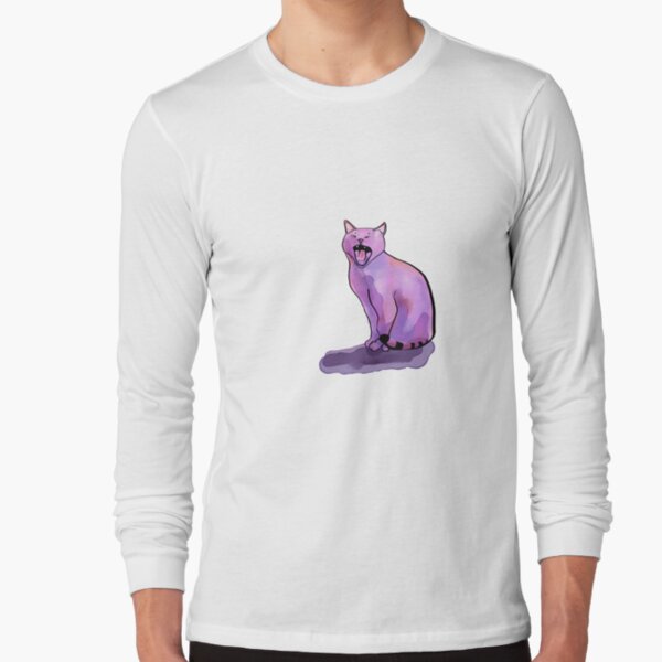 Hungry Cat Long Sleeve T-Shirt