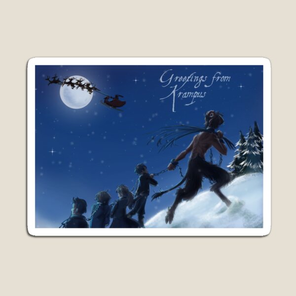 Krampus by Moonlight Magnet
