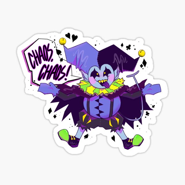 Item preview, Jevil Deltarune (Transparent) designed and sold by Korvid.