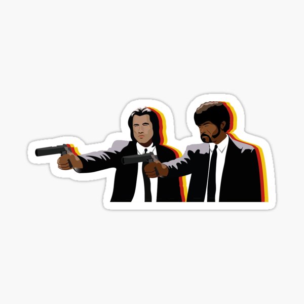 Autocollant Pulp Fiction Sticker
