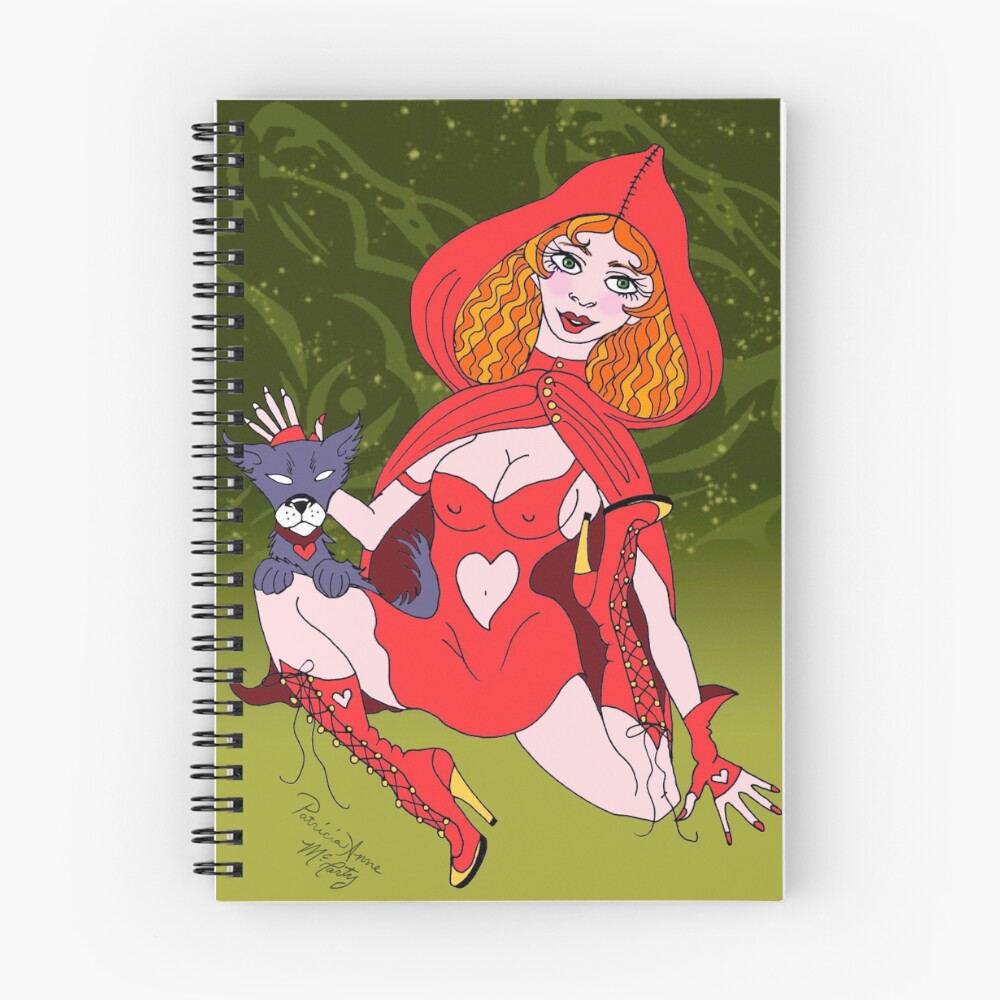 Item preview, Spiral Notebook designed and sold by DeepRedTiger.