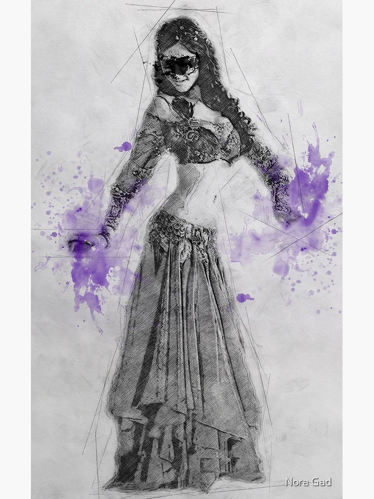 Belly Dancer Drawing by Silvia Louro - Fine Art America