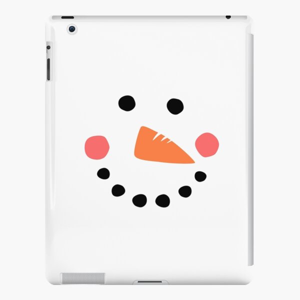 Snowman Face iPad Snap Case