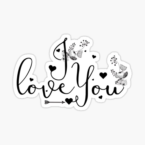 Inspirational Quote - I love you Art Board Print for Sale by