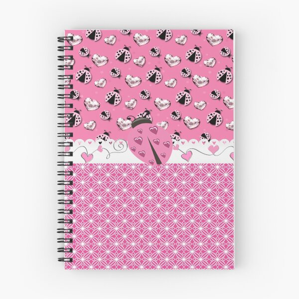 Item preview, Enchanted Ladybugs and Pink Hearts designed and sold by purplesensation.