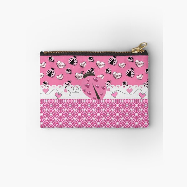 Item preview, Enchanted Ladybugs and Pink Hearts designed and sold by purplesensation.
