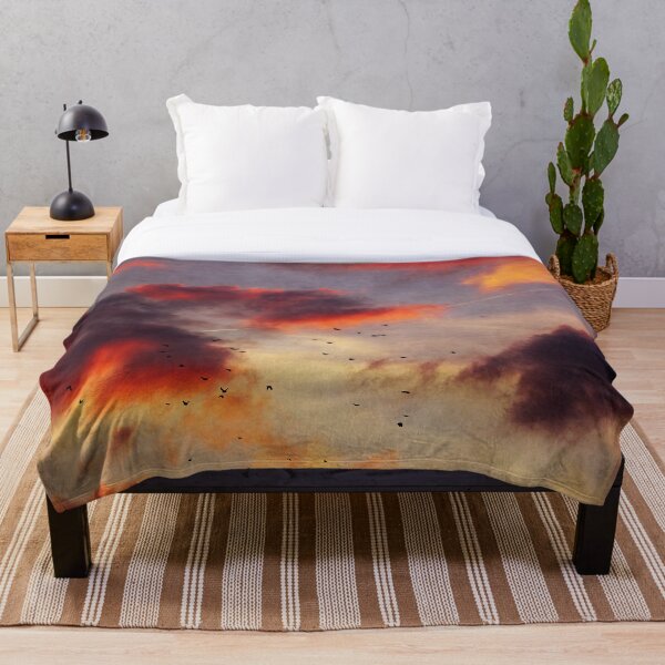 Item preview, evening clouds and birds designed and sold by Dyrk Wyst Redbubble Shop.