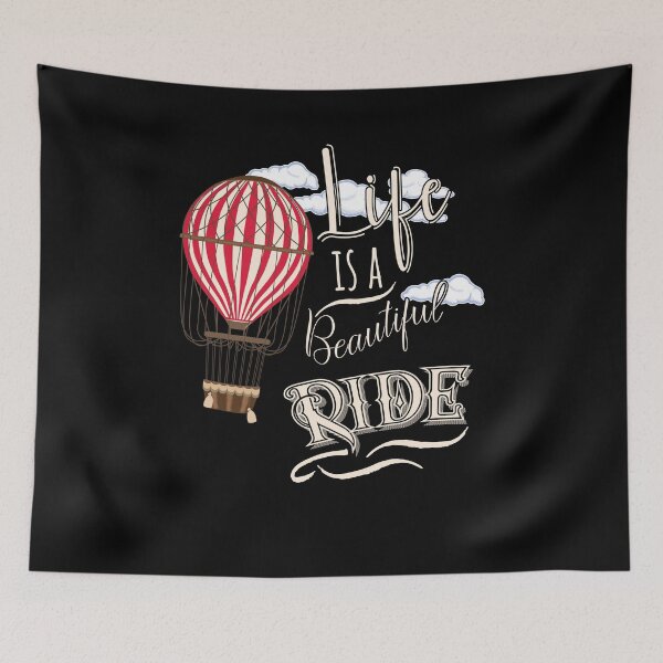 Item preview, Retro Balloonist Hot Air Balloon Optimism Optimist designed and sold by Basti09.