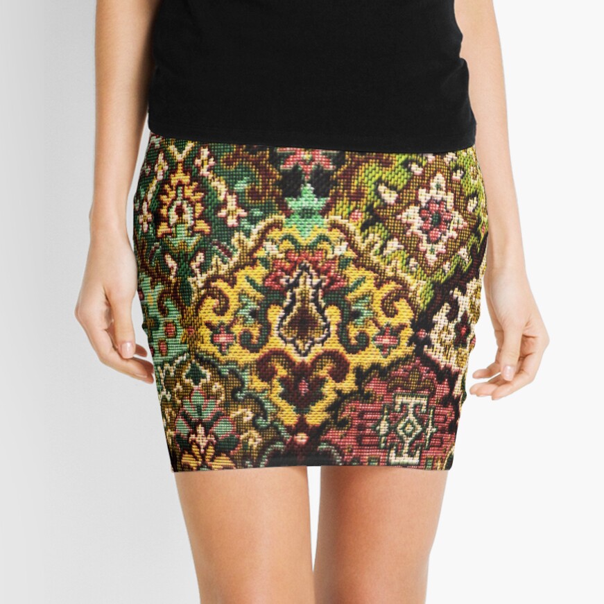 Tapestry Mini Skirt
