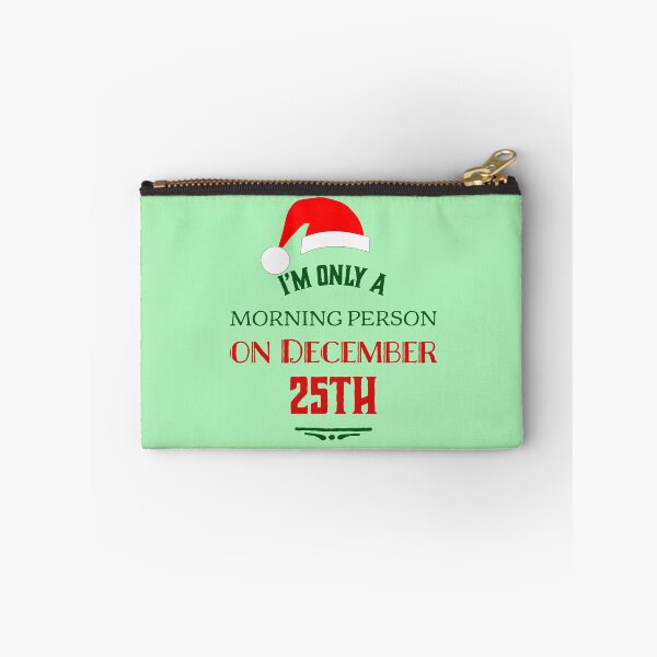 Item preview, I'm only a morning person on december 25th - Christmas designed and sold by aussieforgood.