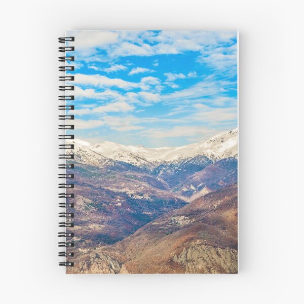 Item preview, Alpes Mountains Aerial View Piamonte District Italy designed and sold by DFLC Prints.