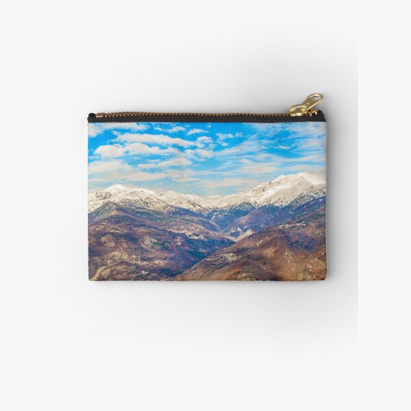 Item preview, Alpes Mountains Aerial View Piamonte District Italy designed and sold by DFLC Prints.