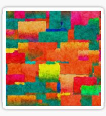 Watercolors rectangles Sticker