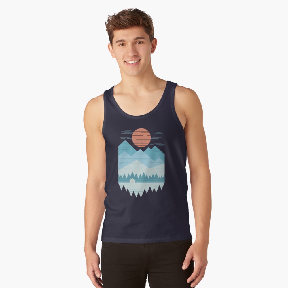 Cabin In The Snow Tank Top