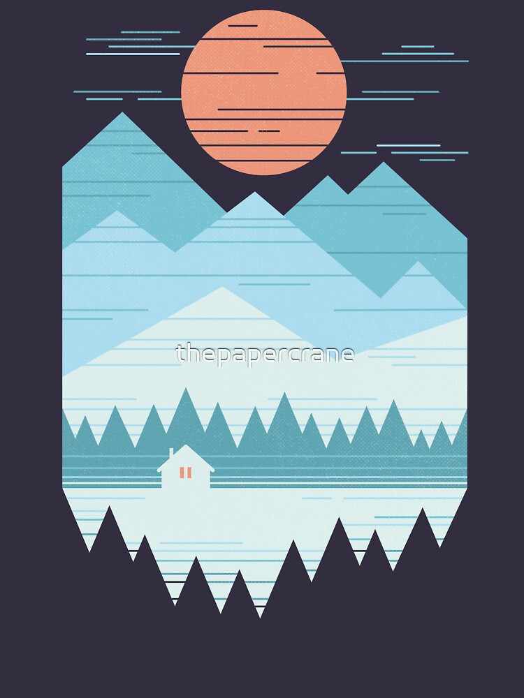 Cabin In The Snow by thepapercrane