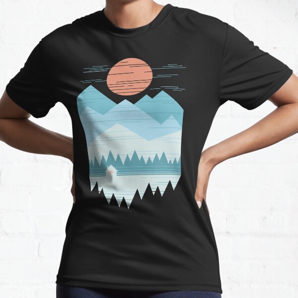 Cabin In The Snow Active T-Shirt