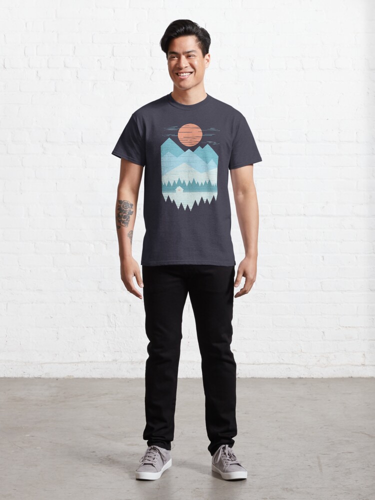Alternate view of Cabin In The Snow Classic T-Shirt
