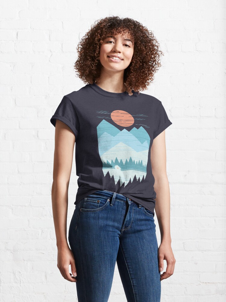 Alternate view of Cabin In The Snow Classic T-Shirt