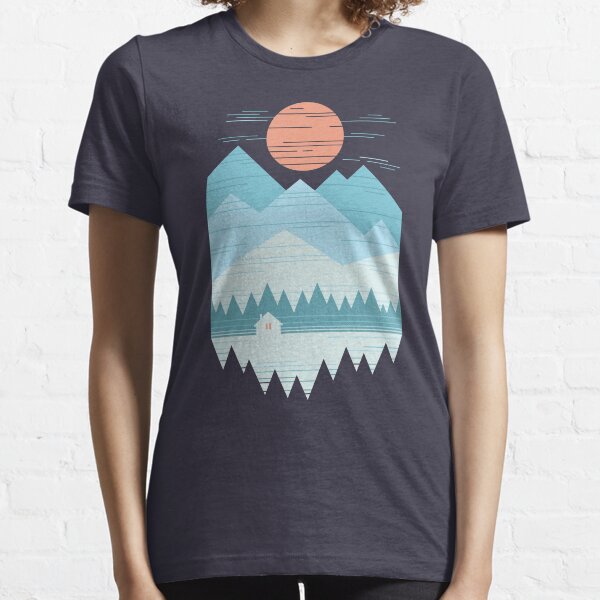Cabin In The Snow Essential T-Shirt