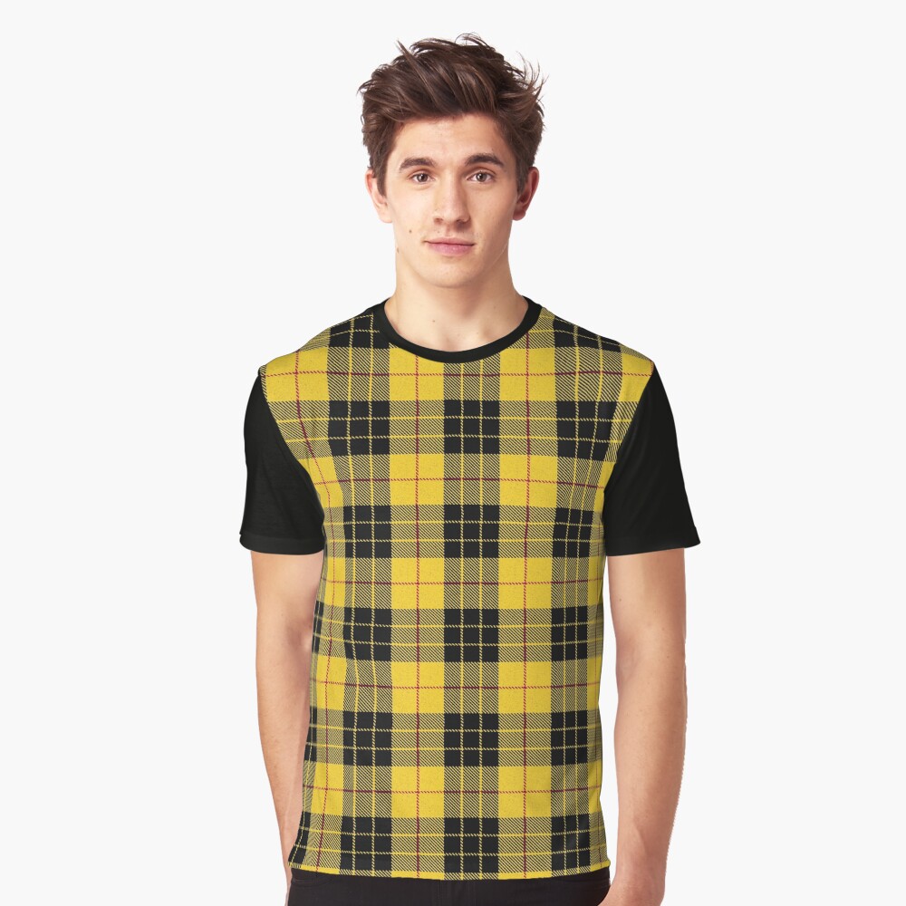 Green MacLeod Tartan T-Shirt main image 1