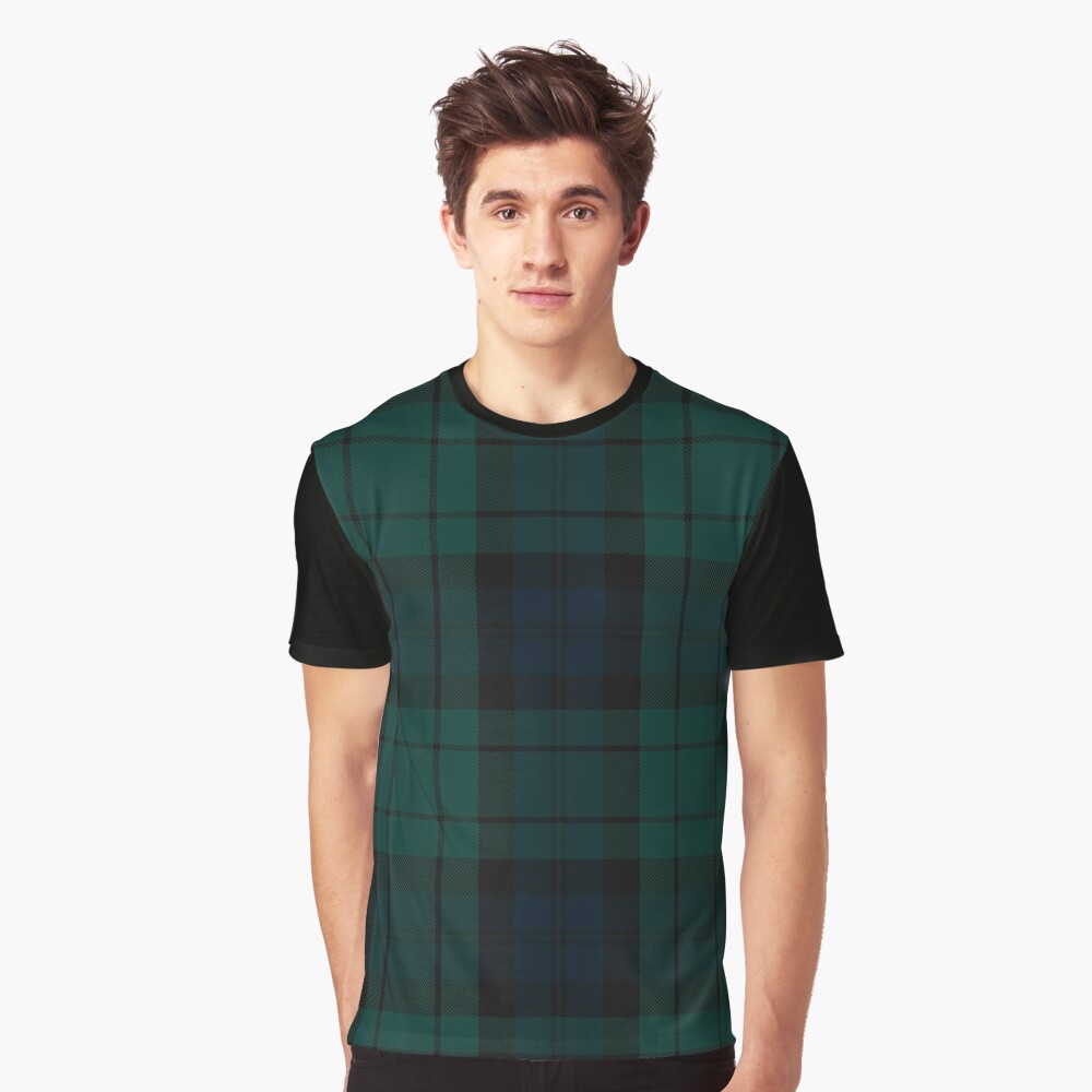 black watch tartan shirt men's