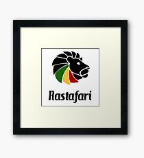 Rastafari Gerahmtes Wandbild