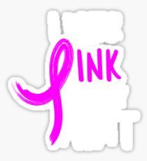 I Wear Pink For My Aunt Breast Cancer Awareness Shirt and Breast Cancer Gifts Sticker