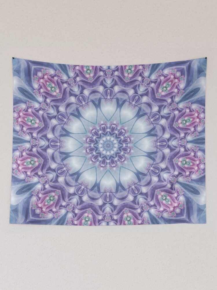 Blue Purple and Pink Mandala