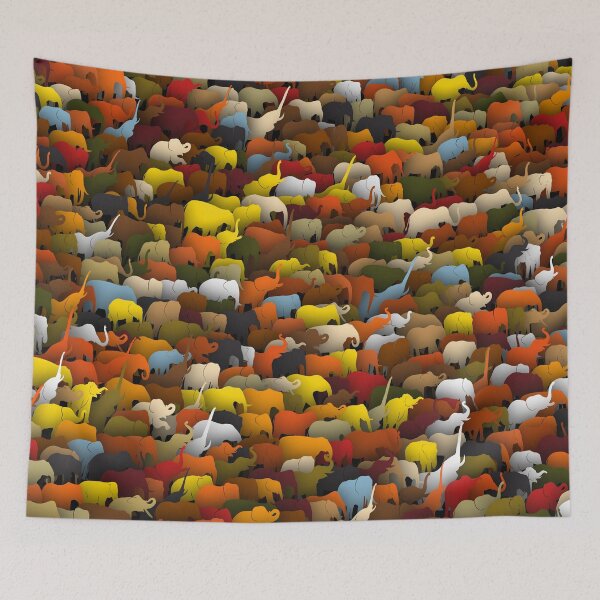 Item preview, Elephants go left designed and sold by dima-v.