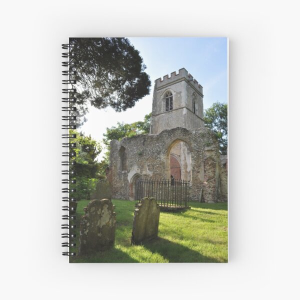 Ruined Church ~ Ayot St Lawrence, Hertfordshire ~ June 2010 Spiral Notebook