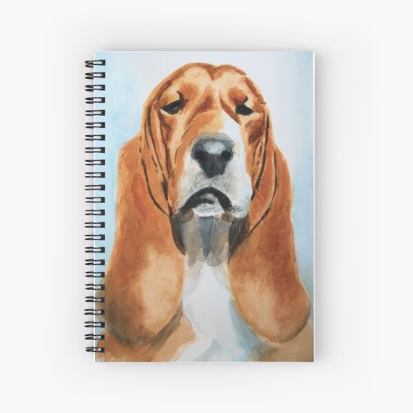 That basset look Spiral Notebook