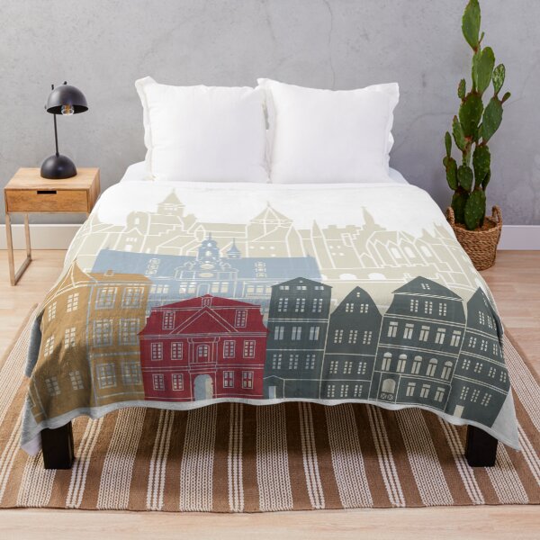 Item preview, Tübingen skyline poster in editable vector designed and sold by paulrommer.