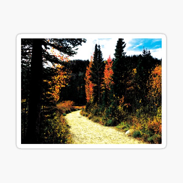 Just Around the Forest Bend by Jerald Simon (Music Motivation) Sticker