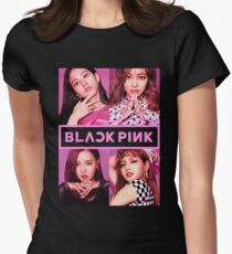 Blackpink - Square Up: Gruppe (mit Logo) Tailliertes T-Shirt