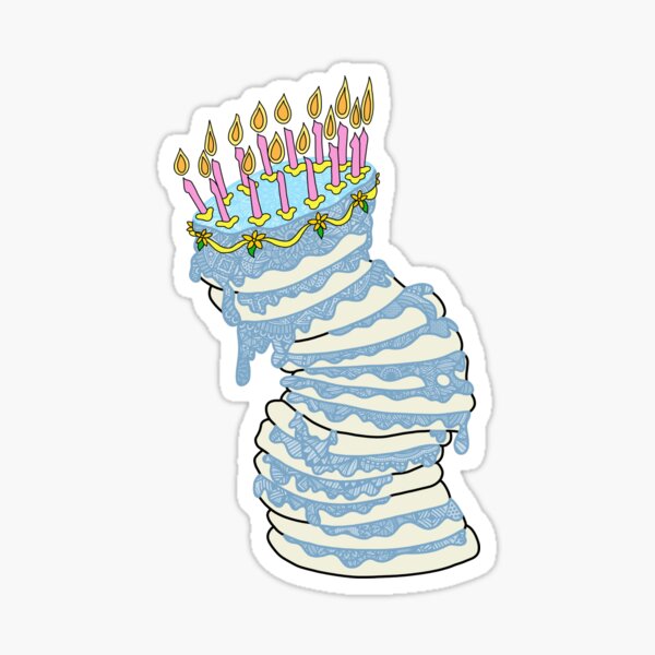 Birthday Cake Sticker