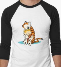 calvin and hobbes Hug Men's Baseball Âľ T-Shirt